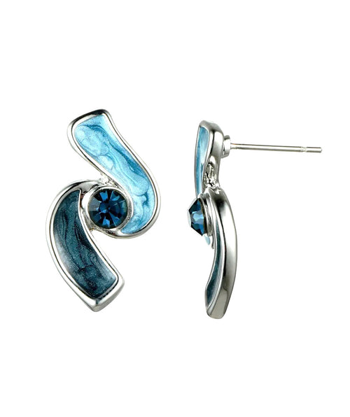 Abelia Earring Blue - Premium earrings from Mary Walter - Just $35! Shop now at Mary Walter