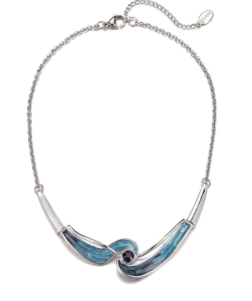Abelia Necklace Blue - Premium necklaces from Mary Walter - Just $50! Shop now at Mary Walter