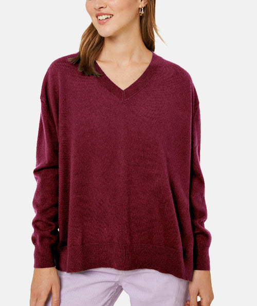 Eleanor Cashmere V Neck Pullover - Premium sweaters from Poles - Just $199! Shop now at Mary Walter