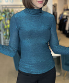 Sparkle Turtleneck - Premium tops from B.YU - Just $49! Shop now at Mary Walter