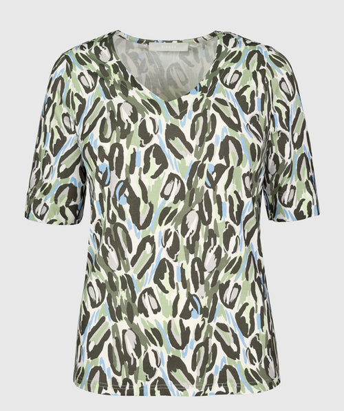 Edira Abstract Leaf Tee - Premium tops from Bianca - Just $120! Shop now at Mary Walter