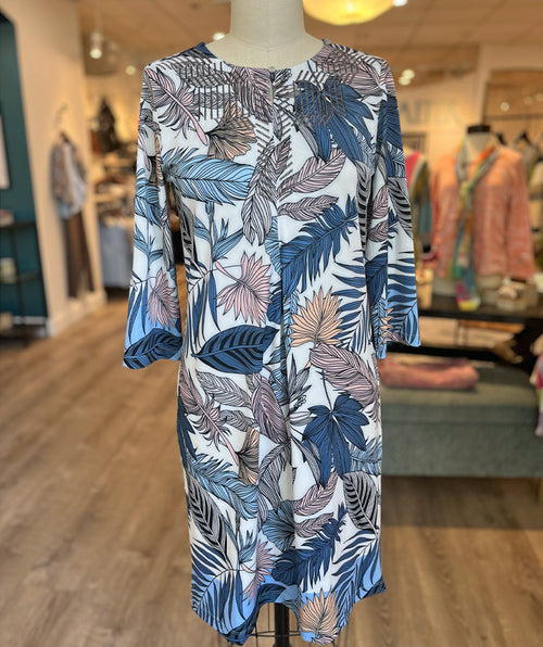 Bianca Leaves and Feathers Knit Dress