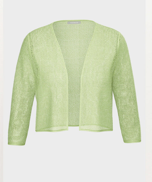 Herdis Knit Bolero Lime Shimmer - Premium sweaters from Bianca - Just $148! Shop now at Mary Walter