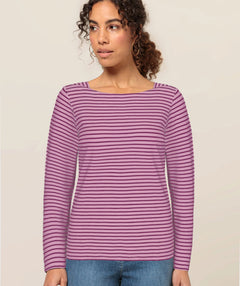 Bianca Stripe Bateau Tee