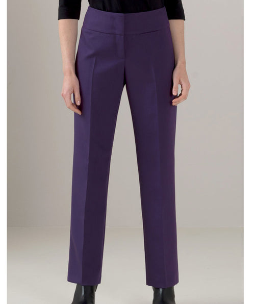Parigi Classic Pant Purple - Premium pants from Bianca - Just $90! Shop now at Mary Walter