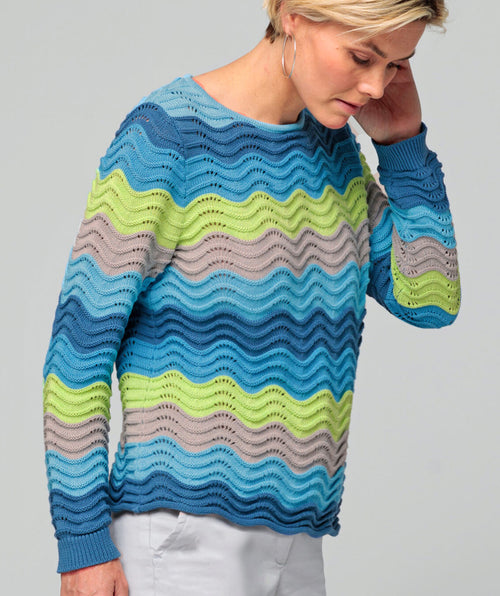 Ranis Wave Pullover - Premium sweaters from Bianca - Just $154! Shop now at Mary Walter