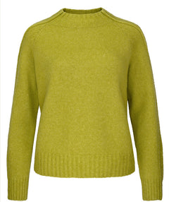 Bianca Rib Detail Pullover Moss