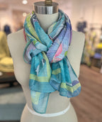 Bianca Fresh Color Swirl Scarf
