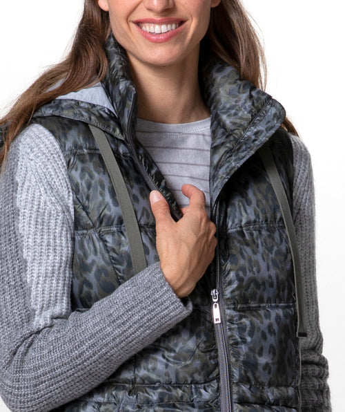 Caro Zip Quilted Vest - Premium Vests from Bianca - Just $220! Shop now at Mary Walter