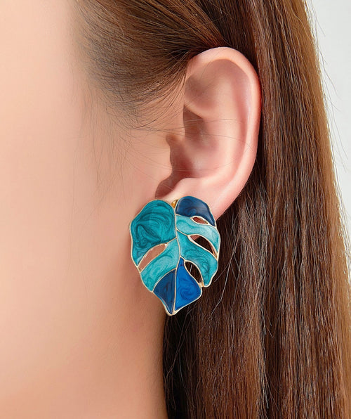 Binta Leaf Clip Earring