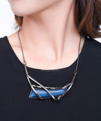 Brunette Necklace Blue