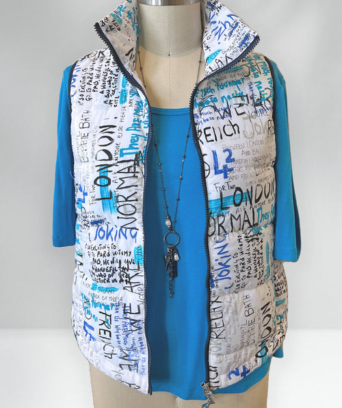 Travel dreams vest - Premium Vests from Bylyse - Just $88! Shop now at Mary Walter
