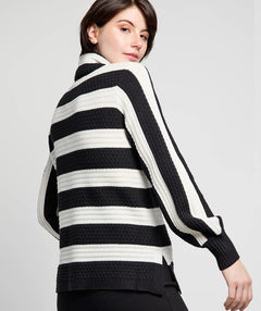 Bylyse Big Stripe Cowl Pullover