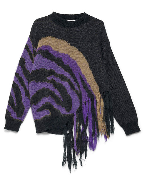 B.Yu Fringe Detail Sweater