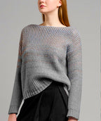B.Yu Iridescent Paillette Pullover