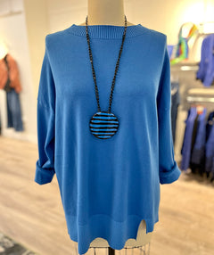 B.Yu Soft and Relaxed Asymmetrical Pullover