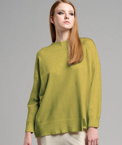 B.Yu Soft and Relaxed Asymmetrical Pullover