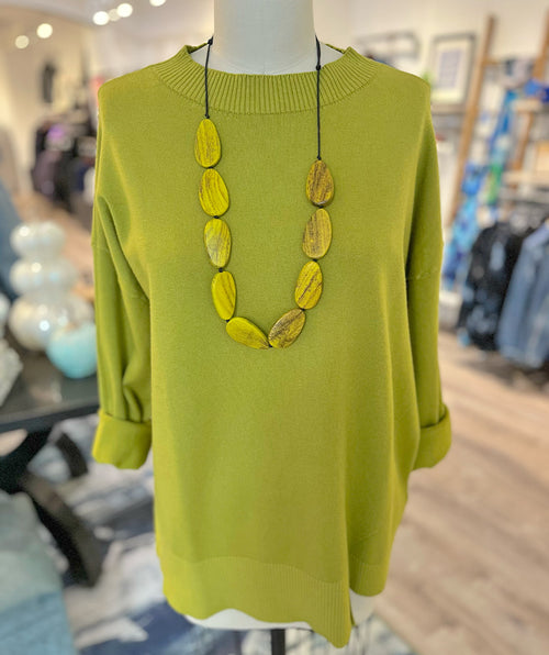 B.Yu Soft and Relaxed Asymmetrical Pullover