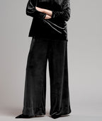 B.Yu Soft Velvet Wide Leg Pant