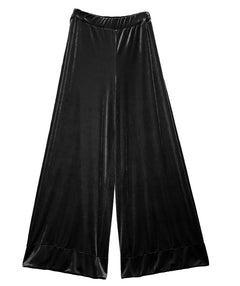 B.Yu Soft Velvet Wide Leg Pant