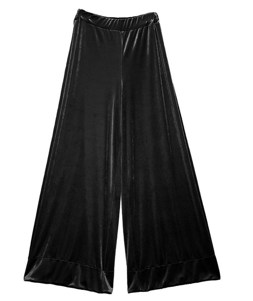 B.Yu Soft Velvet Wide Leg Pant