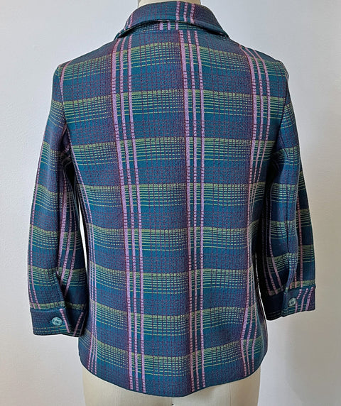 Plaid expressions jacket