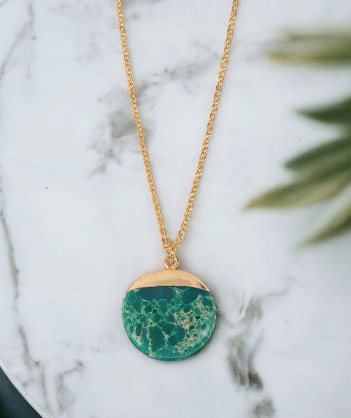 Cori Turquoise Pendant Necklace - Premium necklaces from Mary Walter - Just $35! Shop now at Mary Walter