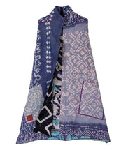 Vintage Kantha wing collar vest