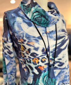 David Cline Autumn Rose Soft Cowl Top