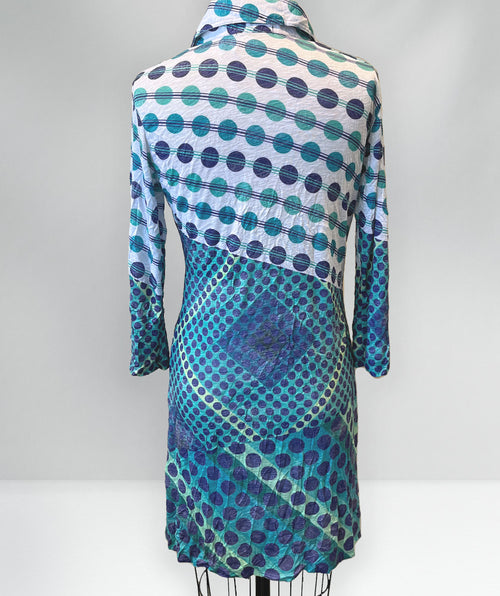 Crinkle dress digital fiji - Premium dresses from David Cline - Just $110! Shop now at Mary Walter
