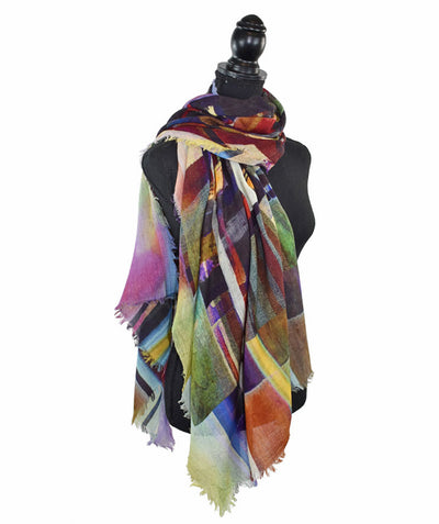 Theo Mixed Geo Scarf
