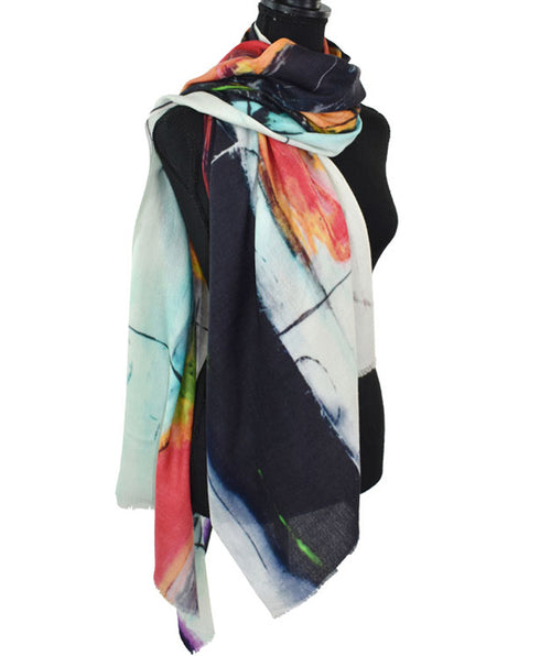 Troy Modern Abstract Scarf