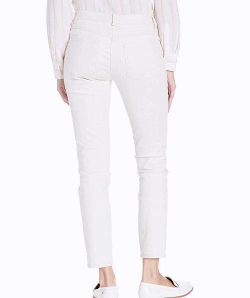 5 Pocket Girlfriend Jean White - Premium pants from Elliott Lauren - Just $154! Shop now at Mary Walter