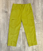 Elliott Lauren Angled Crop Cargo Pant Olive Oil