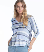 Elliott Lauren Blue Skies Stripe Pullover