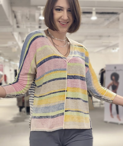 Bright Side Stripe Sweater