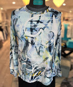 Elliott Lauren Collage Crew Print Jersey Tee