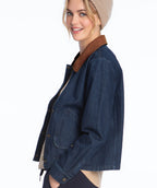 Elliott Lauren Denim and Corduroy Barn Jacket