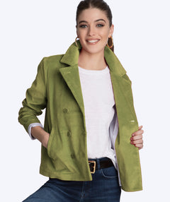 Elliott Lauren Double Breasted Corduroy Jacket