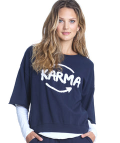 Elliott Lauren Karma Sweatshirt Navy