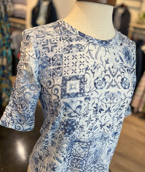 Elliott Lauren Patch of Blue Tee