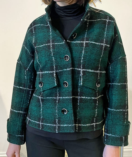 Plaid Romance Jacket - Premium jackets from Elliott Lauren - Just $284! Shop now at Mary Walter