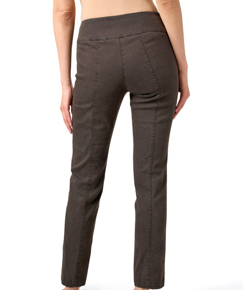 Pull on Jean Chocolate - Premium pants from Elliott Lauren - Just $180! Shop now at Mary Walter