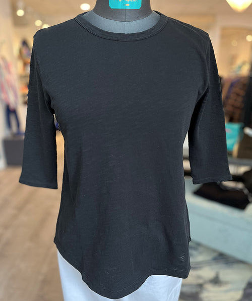 Elliott Lauren Rib Detail Enzyme Tee