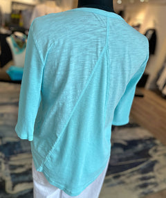 Elliott Lauren Rib Detail Enzyme Tee