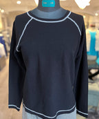Elliott Lauren Waffle Raglan Pullover