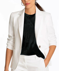 The White Blazer - Premium jackets from Elliott Lauren - Just $264! Shop now at Mary Walter