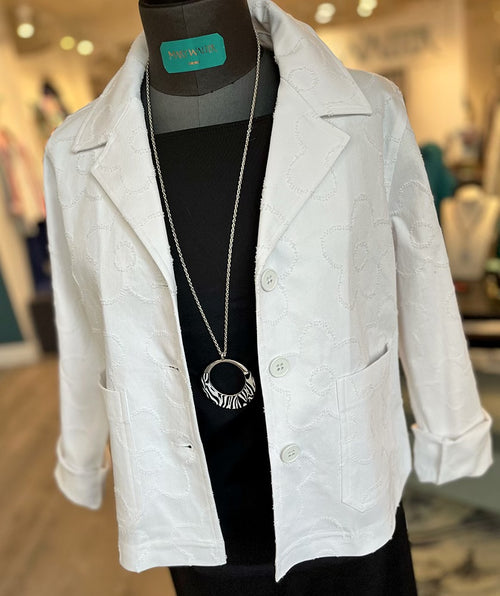 Elliott Lauren White Daisy Jacket