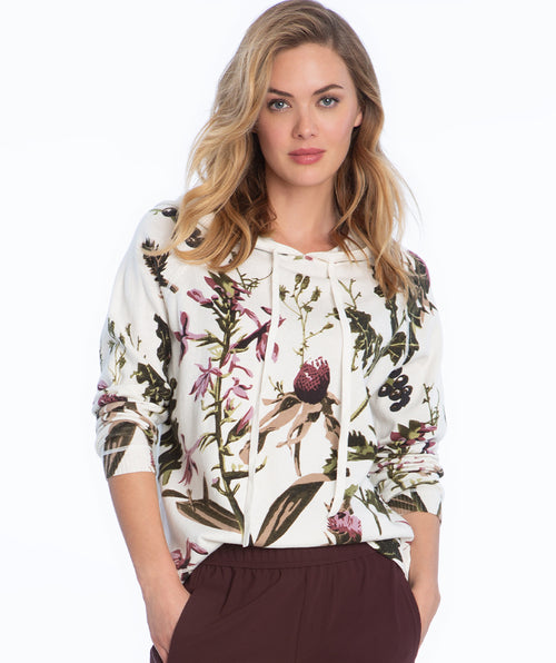 Elliott Lauren Wonderland Floral Hooded Pullover