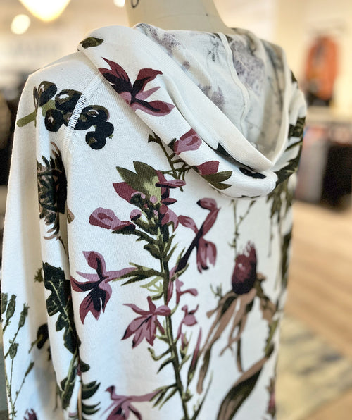 Elliott Lauren Wonderland Floral Hooded Pullover